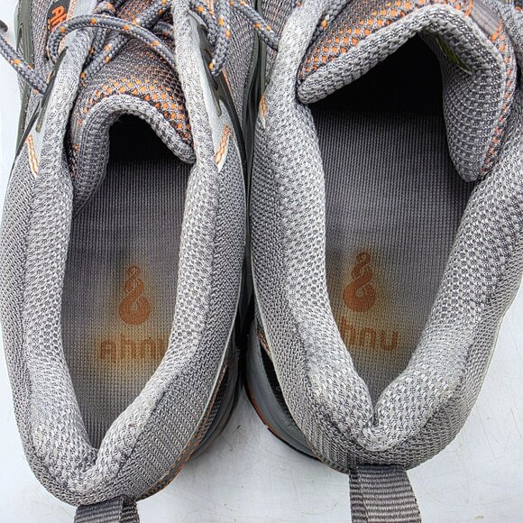 Ahnu Mens 11 Gray Hiking Shoes Vibram Soles Camping Outdoors Casual Walking - Picture 6 of 13